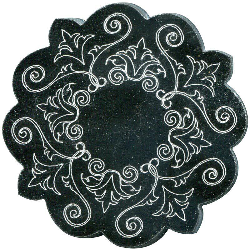 Тозетка Negro Marquina Primera Marbl Tile № -5 серебро (n048405) |10х10