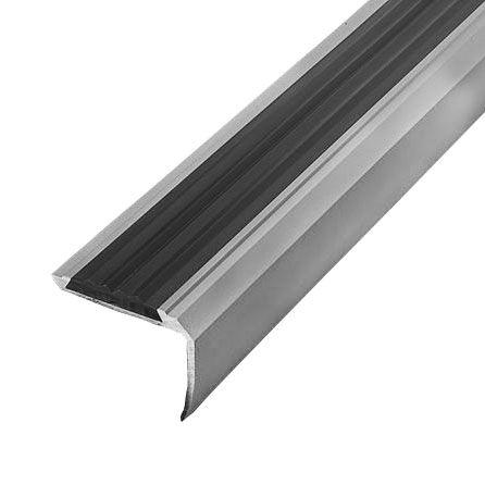 79/F Профиль для защиты ступеней  anodised aluminium silver 4.2x340 ZZ