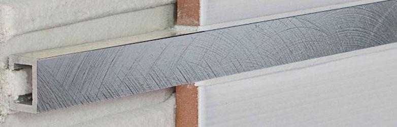 LCFG/10 Декоративный профиль smoked scratched polished aluminium 1x270