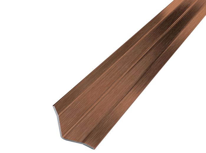 Бордюр-вставка из нерж.стали кр.-бр.бронза ПП 15 N=15мм H=10мм 270 см ZZ