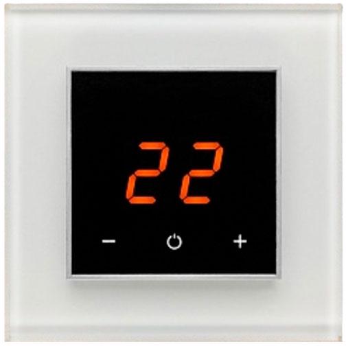 Терморегулятор сенс.AURA ORTO 9003 White Classic (черно-белый квадр.) ZZ