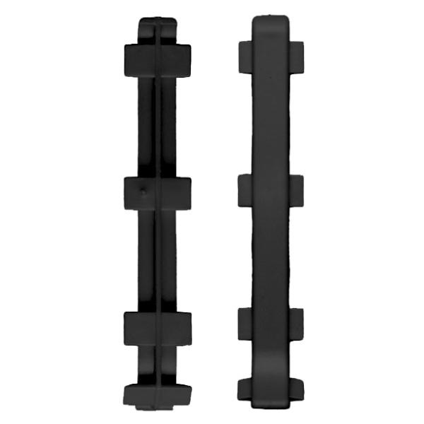 Соединитель ПВХ для ал. плинтуса Пл 80 (черный) КПл 80-1.15 (цена за уп.2 шт) ZZ