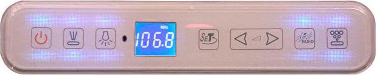 Пульт №3 (управление гидро и аэро массажами, комплект хромотерапии и радио в комплекте) ZZ