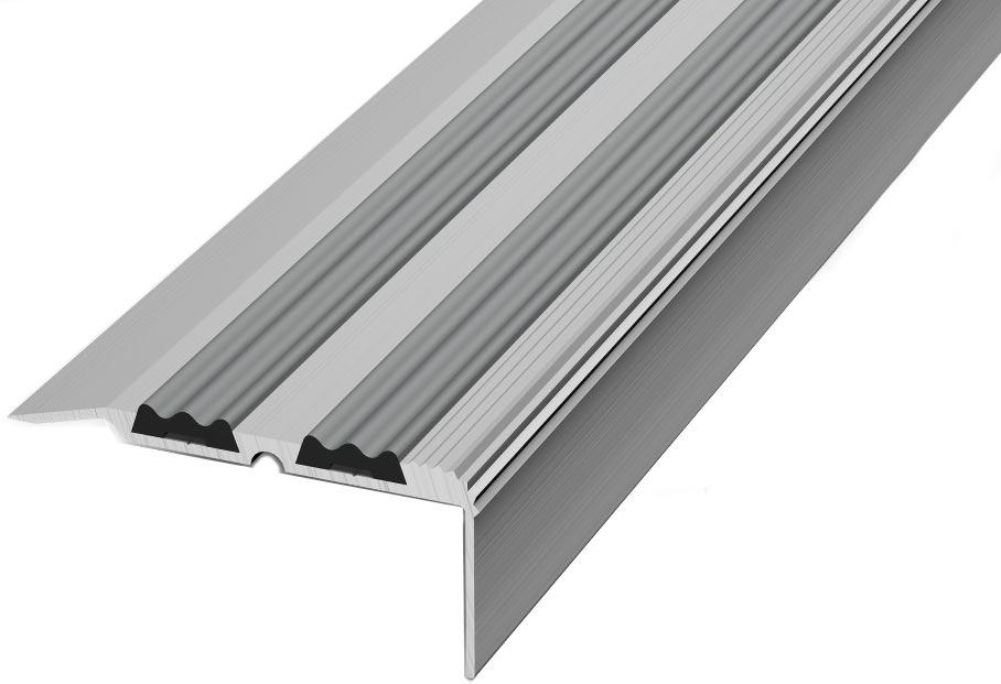 Профиль угловой черные  рез.вставки ПУ 07.2700.01лч ZZ