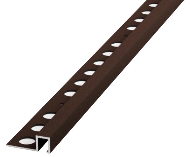 Профиль окантовочный шоколад ПК 11-10.2700.03 ZZ
