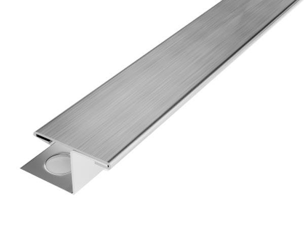 Профиль Т-образный с закладной  ПК 15-12 НС нерж.сталь сатинир.шир.25мм  H=12мм  270см  ZZ |13х270