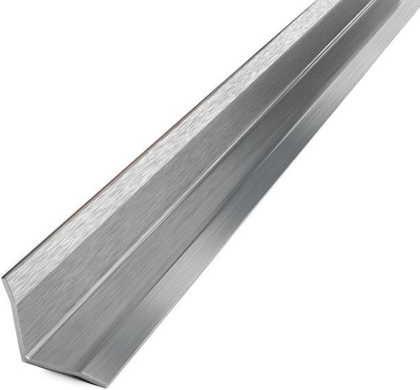 Профиль для внутренних углов  нерж.сталь сатинир. УП 06-1НС .270 см ZZ