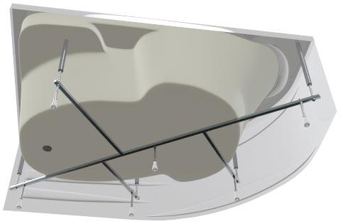 Каркас для ванны "DIANA" 170x105 см с креплением ZZ