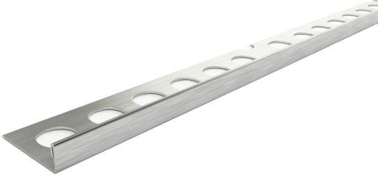 Профиль окантовочный ПК 01-6 НСП нерж.сталь полир. H=6мм  270см  |1,5х270