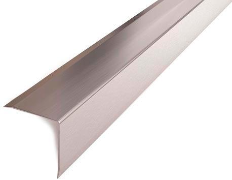 Профиль для  внешних углов  нерж.сталь полир. ПУ15-1НСП .270см