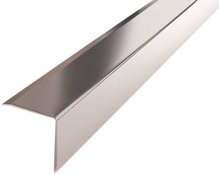 Профиль для  внешних углов  нерж.сталь полир. ПУ20-1НСП .270 см
