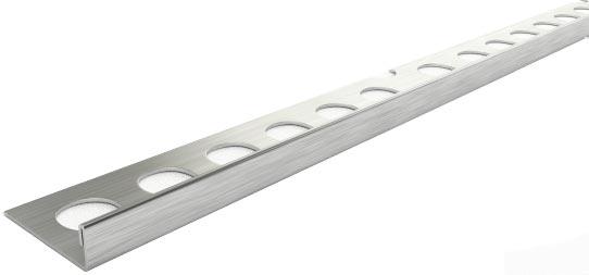 Профиль окантовочный ПК 01-12НС нерж.сталь сатинир. H=12мм  270см   |1,2х270