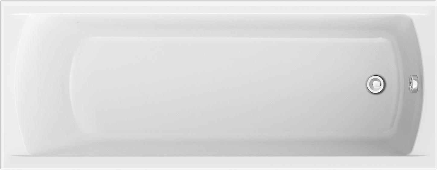Ванна прямоугольная"Modern" 150x70 см акриловая, без каркаса, слива-перелива, панели, цвет белый ZZ