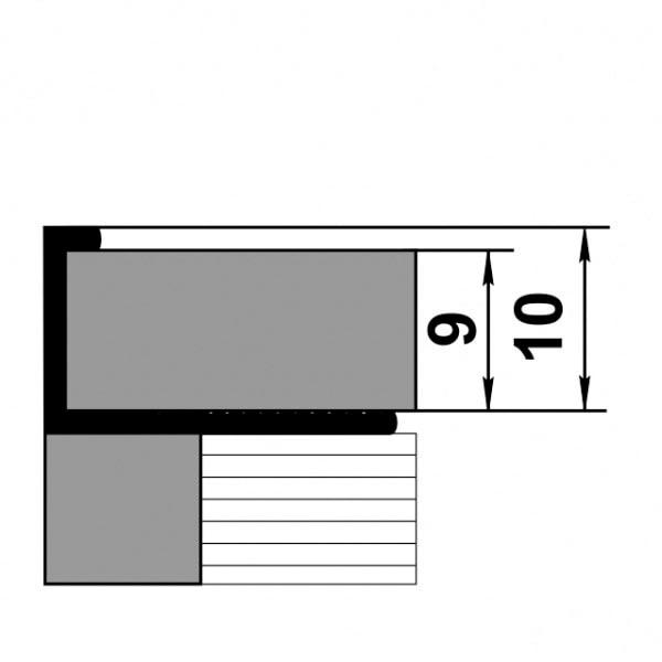 Профиль окантовочный ПК 01.2700.01л