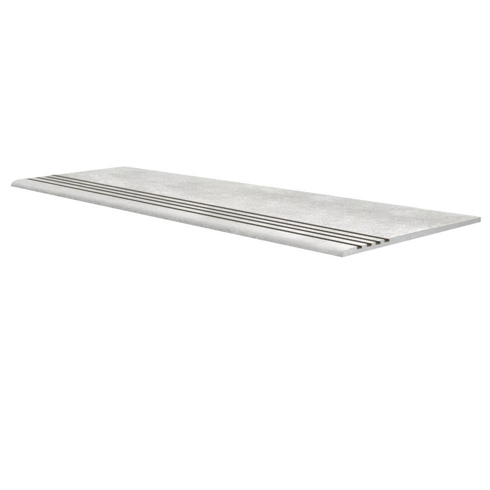 Ступень Стандарт Проходная Керамогранит Beton G1104 MR мат.белый (n077889) |29,6x120