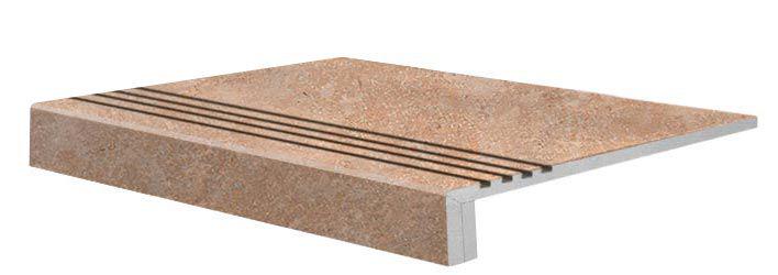 Ступень ЕВРО Стоунхендж бежевый обрезной (n048859) ZZ|34.5x34.5