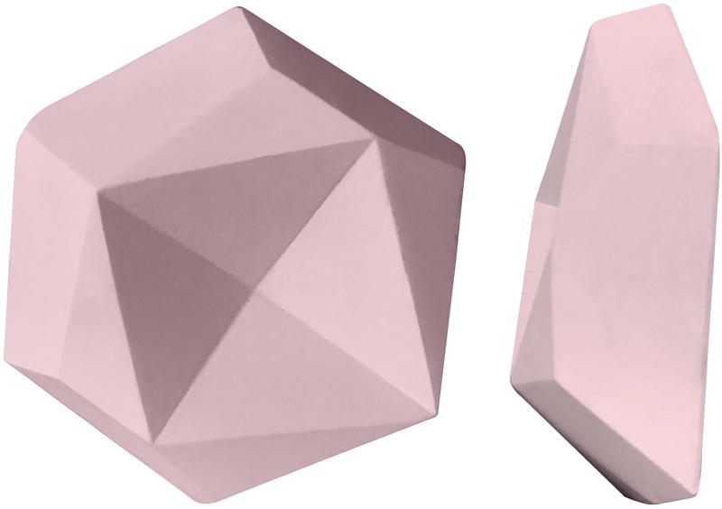 Рельеф Геометрия2 K-1972 KL ( розовый ) матовый |14x16x4.5