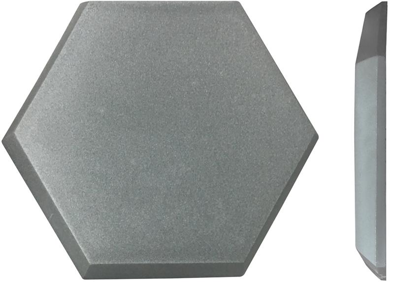 Рельеф Геометрия1    K-1501  ( серебристый ) матовый  | 14x16x1.5