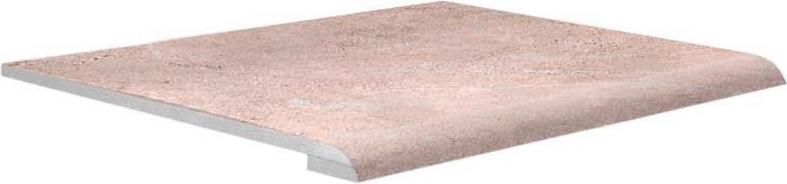 Ступень Double Правая Мраморный дворец беж лаппатир. (n060438)проф:V| 40.2x40.2