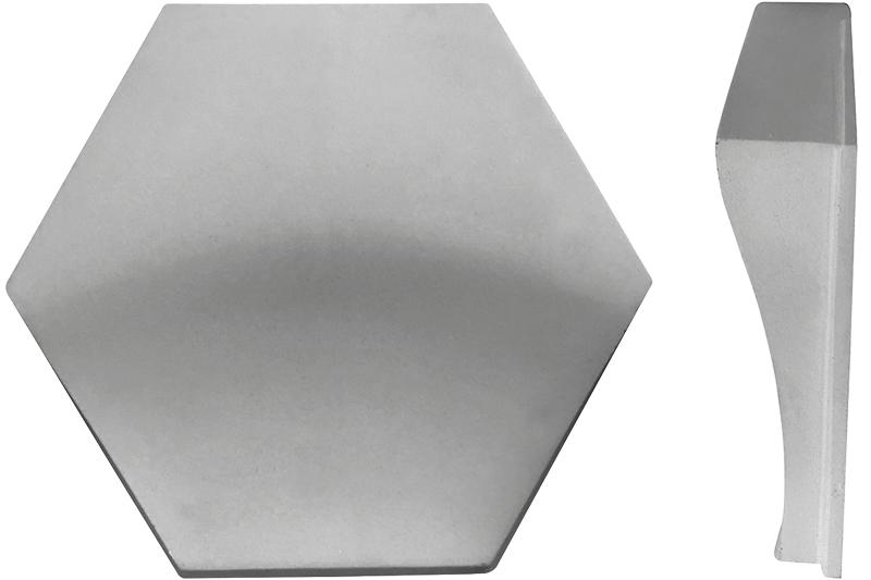 Рельеф Иллюзия2 K-1554 ( светло серый ) матовый  |13,4x15,4