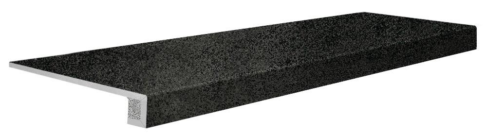 Ступень Модерн Проходная Граните Стоун Оксидо Черный LLR лаппатир ZZ (n060878) 34,5x120