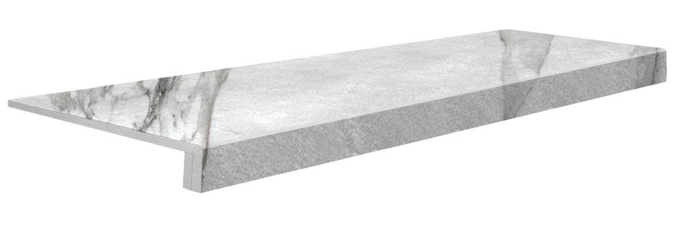 Ступень Евро Проходная Aristo белый матовый (n138579) 30x116