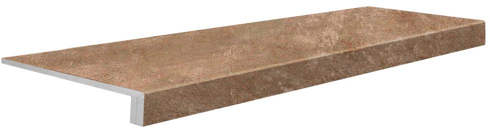 Ступень Евро Проходная Гранит Стоун Базальт Коричневый матовый ZZ(n060717)|34,5x120