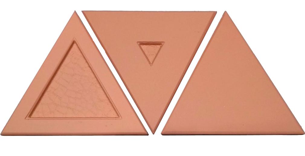 Декор Trio peach |12,4x11,8x1,2 (3 вида)