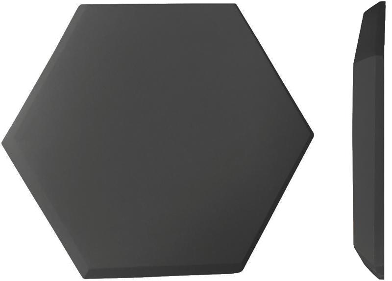 Рельеф Геометрия1    K-1975 ( черный ) матовый  | 14x16x1.5