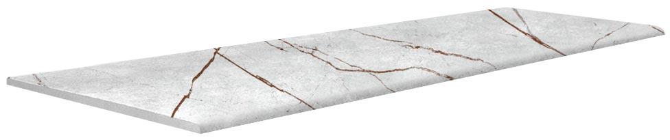 Ступень Техно Проходная Гранит Сандра белый LLR легк.лапп. (n088285)|29,6x120