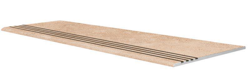 Ступень Стандарт Проходная Стоунхендж бежевый обрезной (n048859) |30x119,5