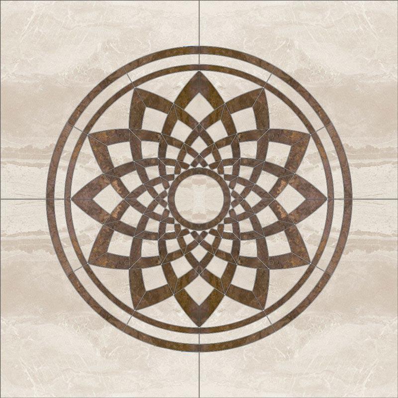 Панно Monte Vulcano (n030843,n059063) |115x115