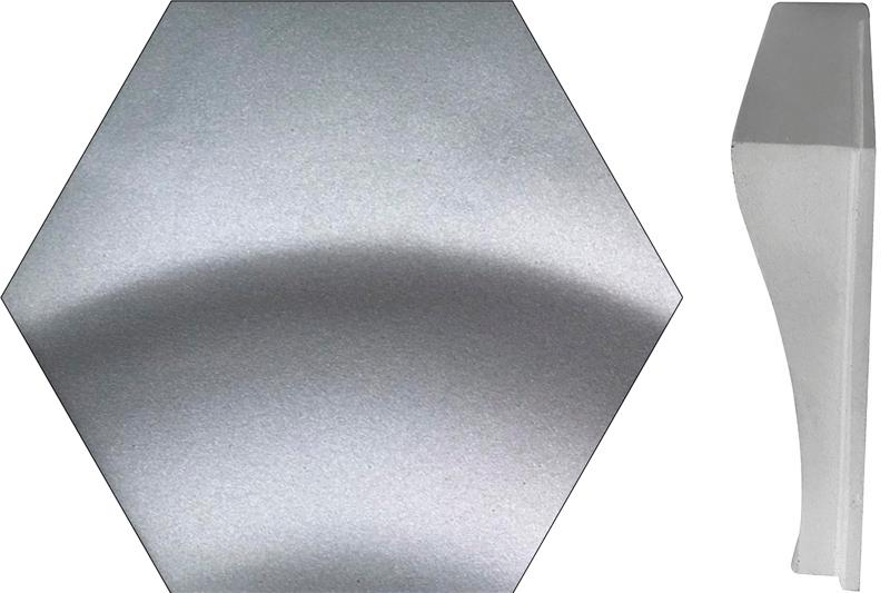 Рельеф Иллюзия2 K-1501 KL ( серебристый ) матовый |13,4x15,4