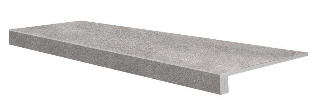 Ступень Евро Проходная Про Стоун светлый обрезной (n061677)|34,5x60