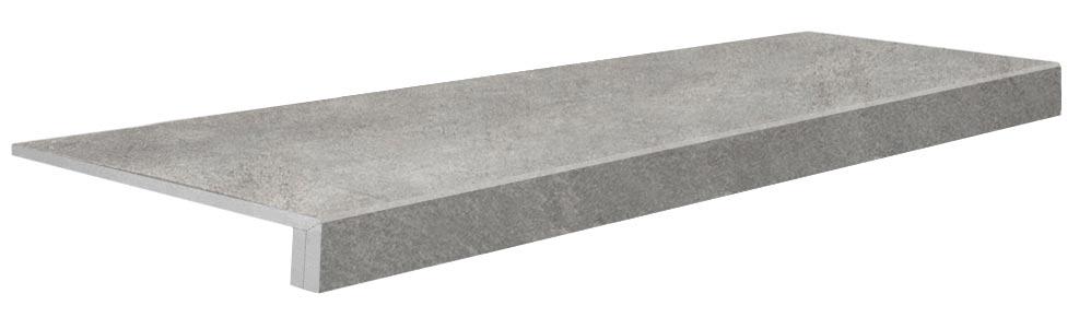 Ступень Евро Проходная Керамогранит Beton G-1102 MR мат.серый (n077887)|60x120