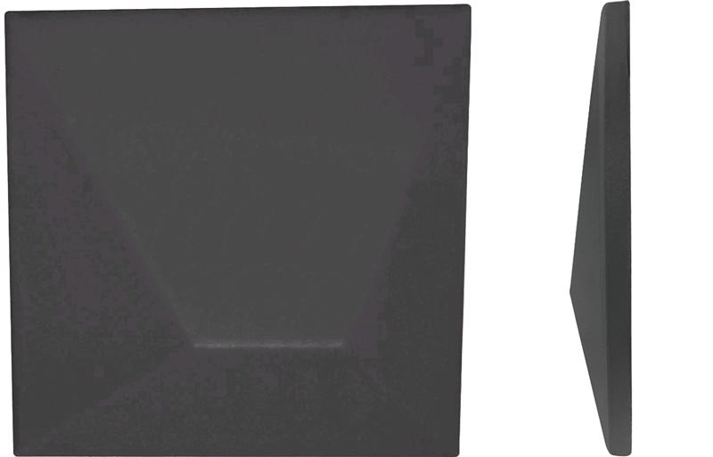 Рельеф Египет    K-1975 ( черный ) матовый   | 12,3x12,3