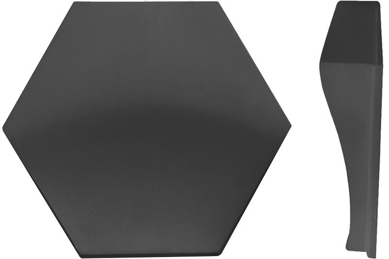 Рельеф Иллюзия2 K-1975 KL ( черный ) матовый |13,4x15,4