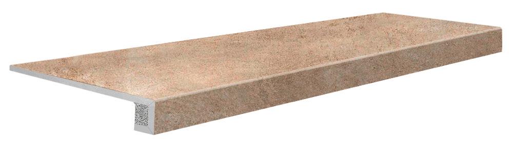 Ступень Модерн Проходная Гранит Стоун Базальт Бежевый матовый ZZ (n060710) 34.5x120