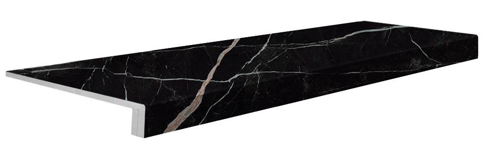 Ступень Евро Проходная Mussan Black pol/rett (n140917) 50x120