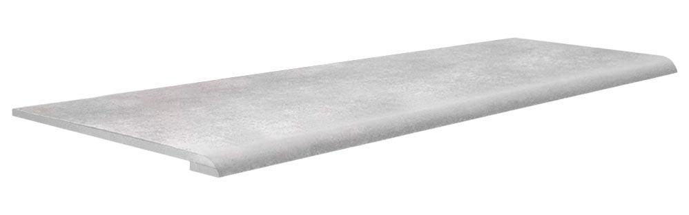 Ступень Double Проходная Керамогранит Domino G­100RМ белый матовый (n089957)проф:B 23,5x100