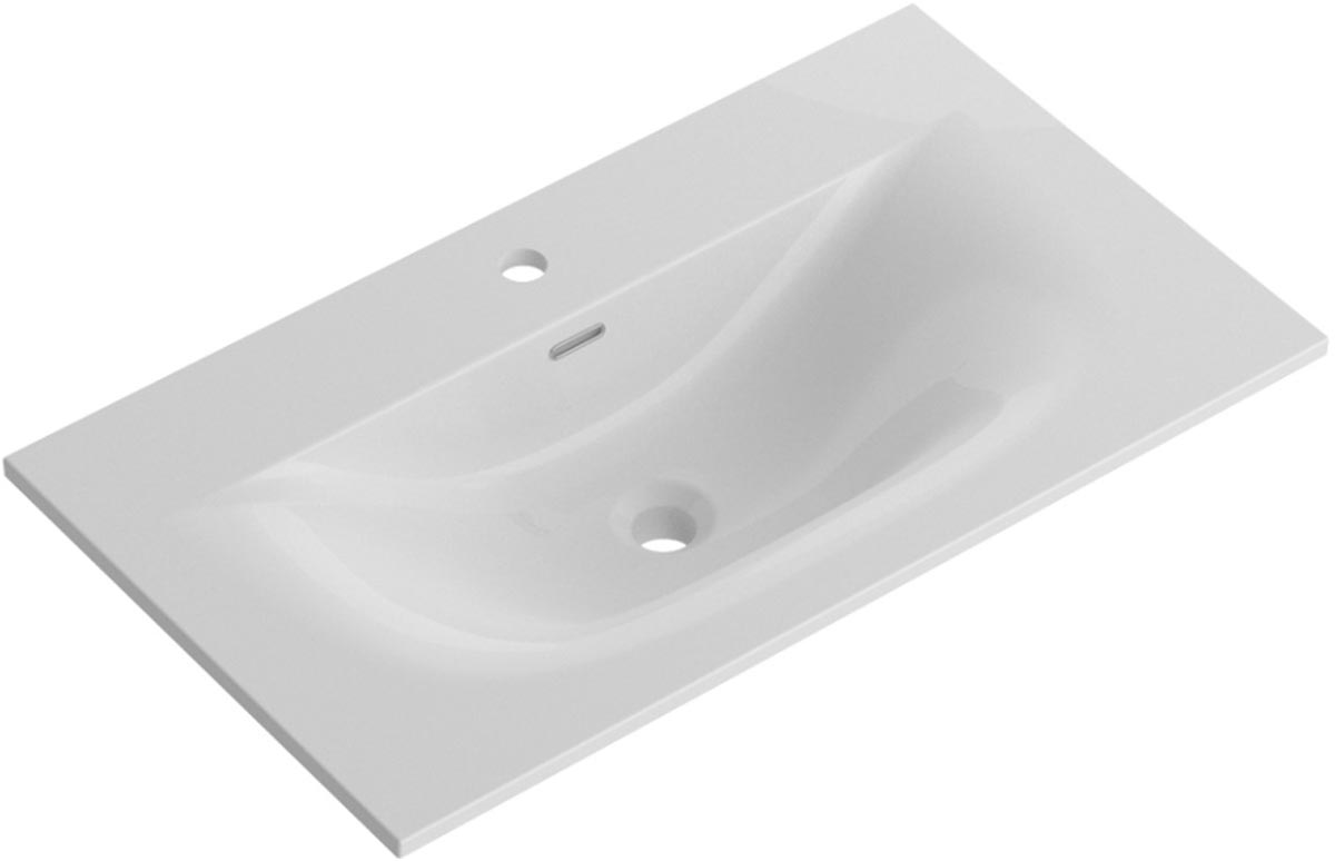 Раковина 810х460х170мм, с 1 отв.д/смесит., с переливом, (керамика, цв.белый), BelBagno ZZ