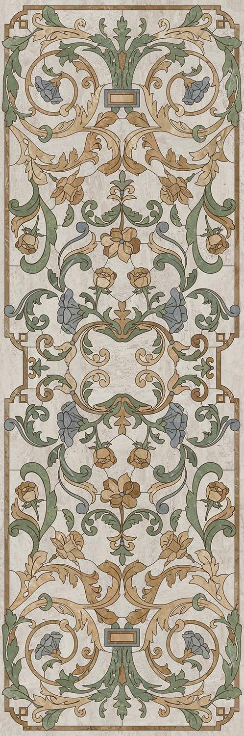 Декор Эвора глянцевый обрезной |30х89,5