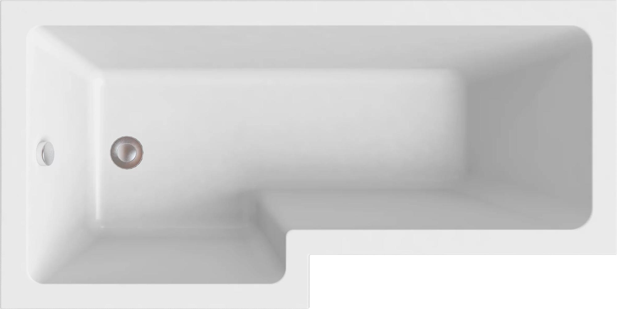 Ванна акриловая ЭСТЕ 170х85 см, ЛЕВАЯ,  (БЕЗ каркаса n150569, сифона, панелей), ZZ