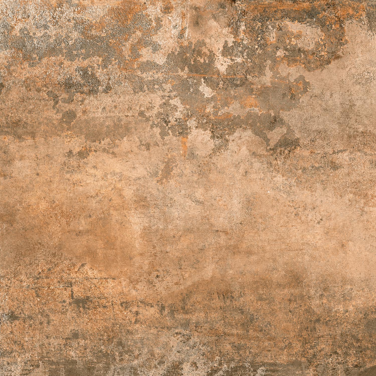 Rusty Metal Copper Luxglass 120x120 Rec.