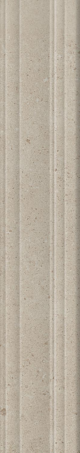 Бордюр Багет Монсеррат бежевый светлый матовый обрезной |7.3x40