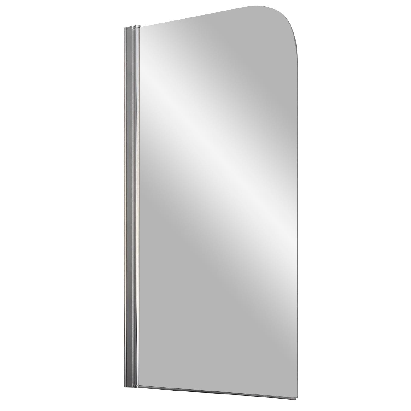 Шторка на ванну одно элемент 750х1400 chrome; grape