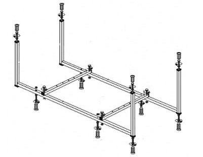 Рама жесткая для ванны Gentiana 140 ZZ