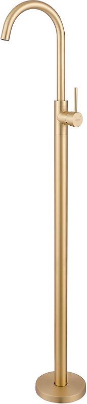 Смеситель для раковины, напольный, без д/к, внутрен.часть в компл., (цв.золото матовое), Kreis ZZ