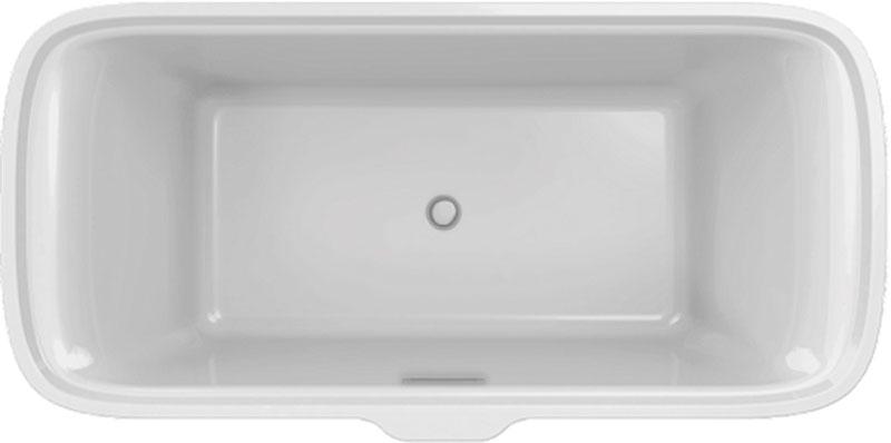 Ванна отдельностоящая акриловая (на основе композита 12мм.) ELITE  прямоуг, 180x85,  (БЕЗ подушки), белая XX