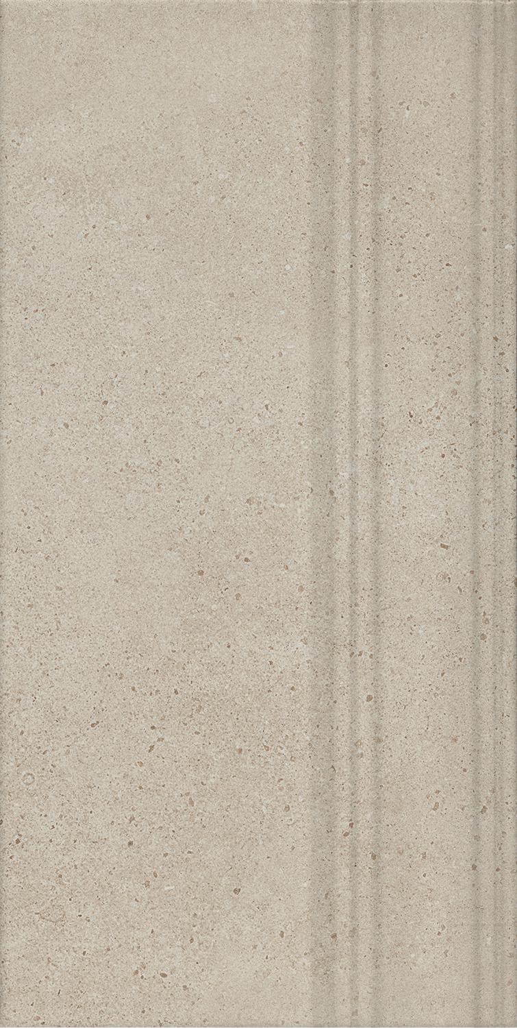 Плинтус Монсеррат бежевый светлый матовый обрезной |20х40